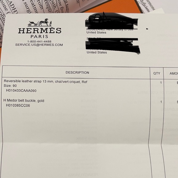 NIB authentic Hermes 13mm chai/very croquet belt with H medor belt buckle - Picture 5 of 5